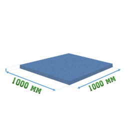 Покрытие для тира и стрельбищ 1000x1000x30мм