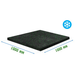 Резиновое покрытие 1000x1000x10мм для холодных помещений - Ice